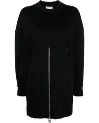 McQueen - Vestido corto con cremallera - Lyst