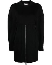 McQueen - Mini Dress With Cocoon Sleeves - Lyst