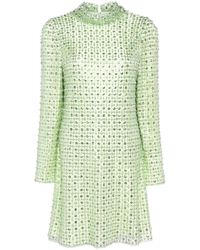 Jenny Packham - Abito Snapdragon Corto Con Cristalli - Lyst