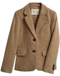 GANT - Herringbone Blazer - Lyst