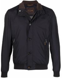 Moorer - Button-down Bomber Jacket - Lyst