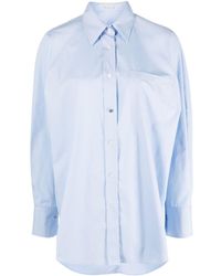 Stella McCartney - Oversized Long-sleeve Cotton Shirt - Lyst