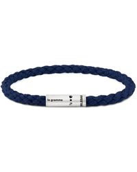 Le Gramme - X Orlebar Le 7G Cable Engraved-Logo Bracelet - Lyst