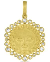 LEIGH MAXWELL - Diamond Sun Halo Pendant - Lyst