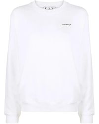 Off-White c/o Virgil Abloh - Off- Floral Arrow Sweatshirt - Lyst