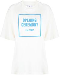 Opening Ceremony - T-shirt en coton à logo imprimé - Lyst