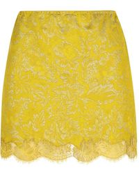 Saint Laurent - Baroque Mini Skirt - Lyst