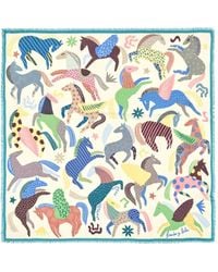 Bimba Y Lola - Horse-Print Scarf - Lyst