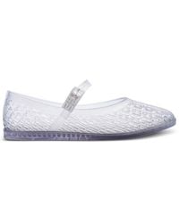 Melissa - Harper Buckle-Strap Ballet Flats - Lyst