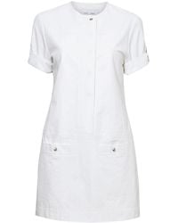 Proenza Schouler - Short-sleeve Cotton Mini Dress - Lyst