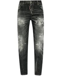 DSquared² - Distressed-Effect Jeans - Lyst