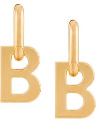 Balenciaga - B Chain Xl Earrings - Lyst