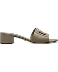Dolce & Gabbana - Cutout Block-Heel Sandals - Lyst