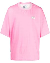 Natasha Zinko - T-shirt en coton à logo imprimé - Lyst