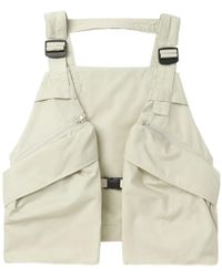 Lemaire - Multi-Pocket Gabardine Waistcoat - Lyst
