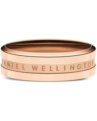 Daniel Wellington - Elan Logo-Engraved Polished Ring - Lyst