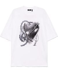 FIVE CM - Graphic-Print T-Shirt - Lyst