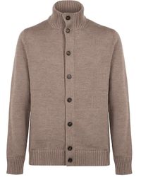 Slowear - Button High-Neck Cardigan - Lyst