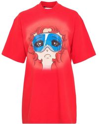 Pushbutton - T-Shirt mit grafischem Print - Lyst