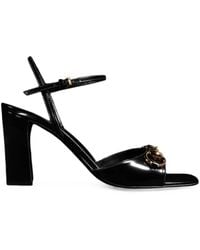 Gucci - Horsebit Sandalen Met Enkelbandje - Lyst