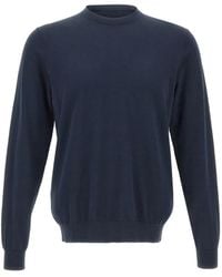 Diktat - Geribbelde Sweater Met Ronde Hals - Lyst