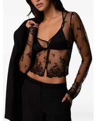 Kiki de Montparnasse - Juliette Lace-Embroidered Top - Lyst