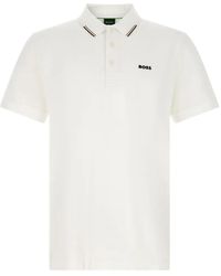 BOSS - Swing Paddy Logo-Print Polo Shirt - Lyst