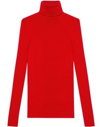 Gucci - Fine Rib Wool Turtleneck Sweater - Lyst