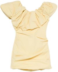 Paris Georgia Basics - Rio Mini-Jurk Met Pofmouwen - Lyst