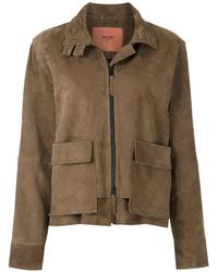 Osklen Suède Truckerjack - Meerkleurig