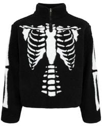 Market - Skeletal Sherpa Sweatshirt - Lyst