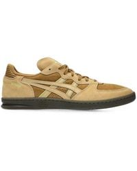 Asics - Skyhand Og Suede Sportstyle Sneakers - Lyst