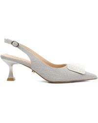 Twentyfourhaitch - Escarpins À Ornements En Cristal Gemelli 60 Mm - Lyst