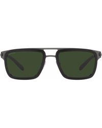 BVLGARI - Bv5057 Rectangle-frame Sunglasses - Lyst