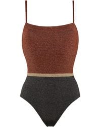 Eres - Calanque Lurex Swimsuit - Lyst