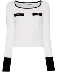 B+ AB - Top corto con cuello redondo - Lyst