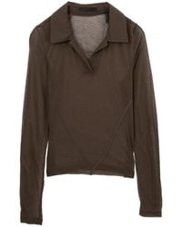 Helmut Lang - Layered-Design Long-Sleeve Top - Lyst