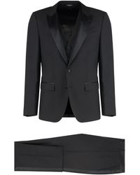 Dolce & Gabbana - Dolce & Gabbana Stretch Wool Three-Pieces Suit - Lyst