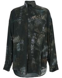 Balenciaga - Chest-pocket Long-sleeve Shirt - Lyst