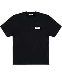 GmbH - Embroidered Cutout Logo T-Shirt - Lyst