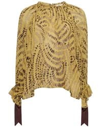 Cara Cara - Cecile Ruffled Top - Lyst