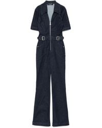 Patrizia Pepe - Zip-Fastening Buckle Jumpsuit - Lyst