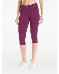 Reebok - Logo Cropped Leggings - Lyst