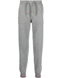 Thom Browne - Cashmere Knitted Track Pants - Lyst