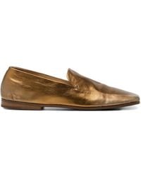 Marsèll - Metallic Square-Toe Loafers - Lyst