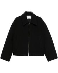 Studio Nicholson - Zip-Up Spread-Collar Shirt Jacket - Lyst