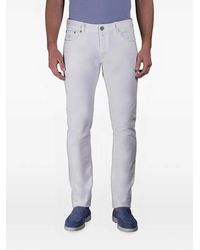 Moorer - Jean Slim À Coupe Cinq Poches - Lyst