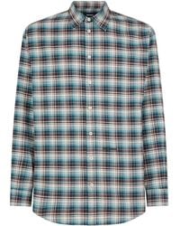 DSquared² - Checked Cotton Shirt - Lyst