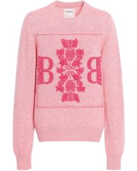 Barrie - Kasjmier Trui Met 3D-Logo - Lyst
