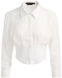 Alice + Olivia - Haut Edie À Boutonnière - Lyst